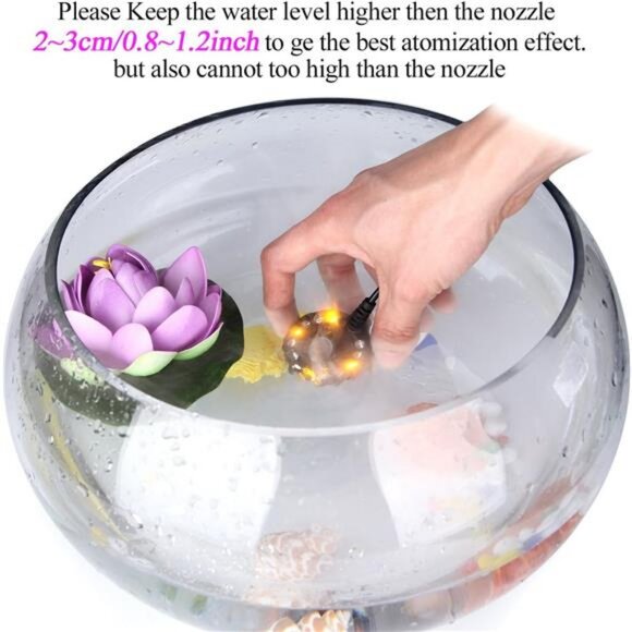 Aluminum Mist Maker Water Fountain Pond Fogger Air Humidifier Mini Fog Machine - Picture 4 of 7